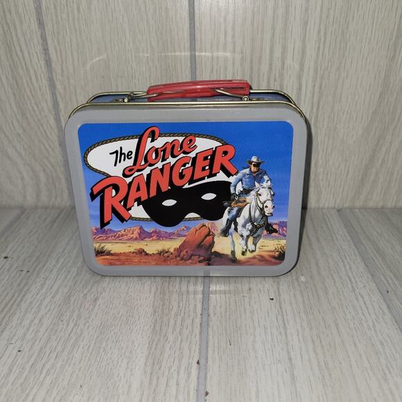 Vtg 2001 The Lone Ranger Metal Mini Lunch Box Cheerios 60th Anniversary Colab - Picture 1 of 7